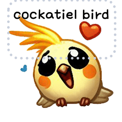 Sphere Cockatiel bird