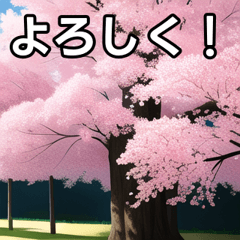 Talking cherry blossom trees