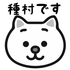 Tanemura cat stickers