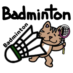 Let's play badminton with NEKONYAN.