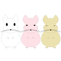 Small Chinchilla Sticker