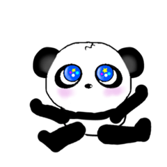 blue eyed panda 1