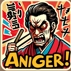 "Ukiyo-e LINE Stickers: Emotions"