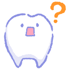 Small tooth sticker
