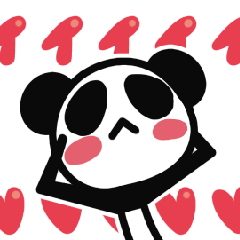 Move! Stylish PANDA. love! (s025)