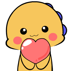 Yellow Dino 7 : Animated Stickers