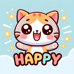 Cat line stickers 1