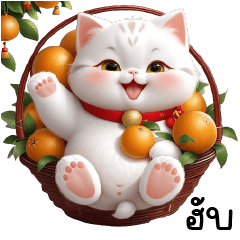 Chubby Cat Chinese New Year