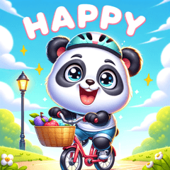 Emotional Panda Rider