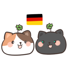 猫ちゃん　ケリーとレナ（ドイツ語）2