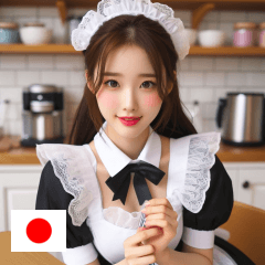 JP cute maid girl