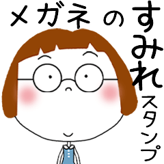 SUMIRE's GLASSES STICKER!