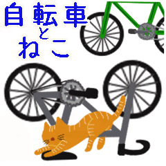 Road bike & cat