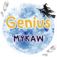 MYKAW Genius One word e