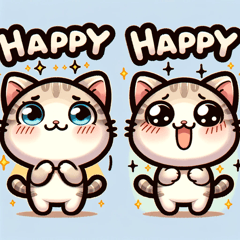Title: "Cute Cat Emotions"