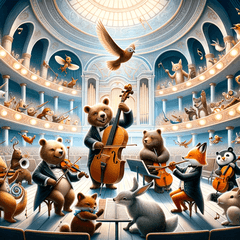 動物たちのクラシックコンサート