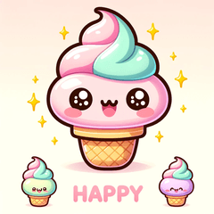 甜美情緒：嬰兒色冰淇淋