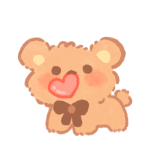 Honey bread bear : With Luv