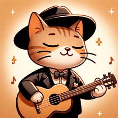 Guitar Cat - A Cool Musical Journey