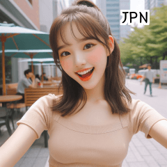 JPN lively idol girl