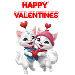 couples cat date Valentine's Day big en