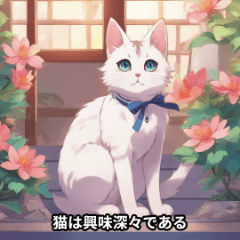 cat pretty anime