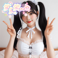 Double-tailed Japanese maid  JP