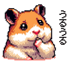 Pixel Art hamster