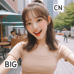 CN lively idol girl BIG
