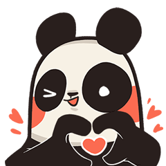 couple panda Valentine'sDay
