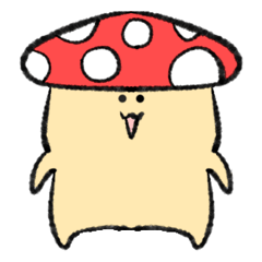 Sticker for kinoko(mushroom) lover's 2