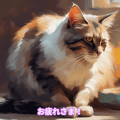 可爱猫咪图画邮票