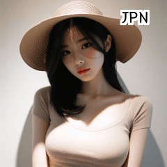 JPN beige crop top beauty