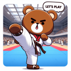 Bear Sports Stickers