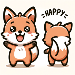 快樂的狐狸