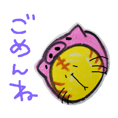 豚のクレヨン③  ねこ