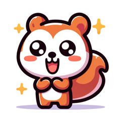 Fun Squirrel Daily Life LINE Stickers