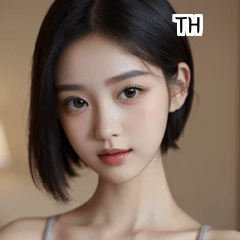 TH Japanese short hair beauty