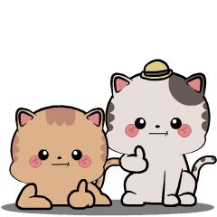 Cat With Hat : Pop-up stickers
