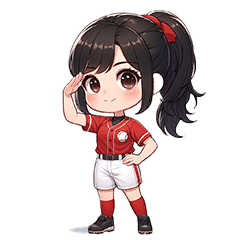 Girls who like softball