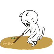 Yurunekosan white cat 2