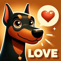 Emotional Animal Doberman