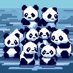 dot panda animal3