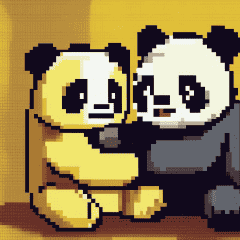 dot panda animal4
