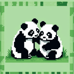 dot panda animal5