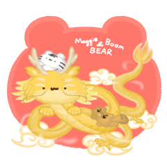 Maggie&Boom Bear- Lucky Dragon Year