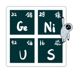 Periodic table words