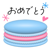 Spring color Cute ! Rolling macarons