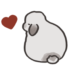 Rabbit's animation sticker