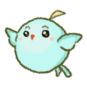 Blue balloon parakeet